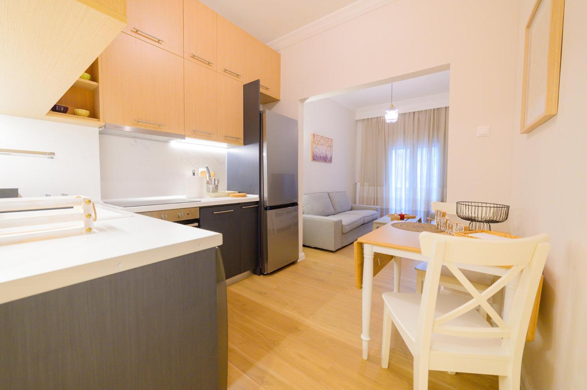 New Modern 2Nd Floor Apartment Tesalonika Bagian luar foto