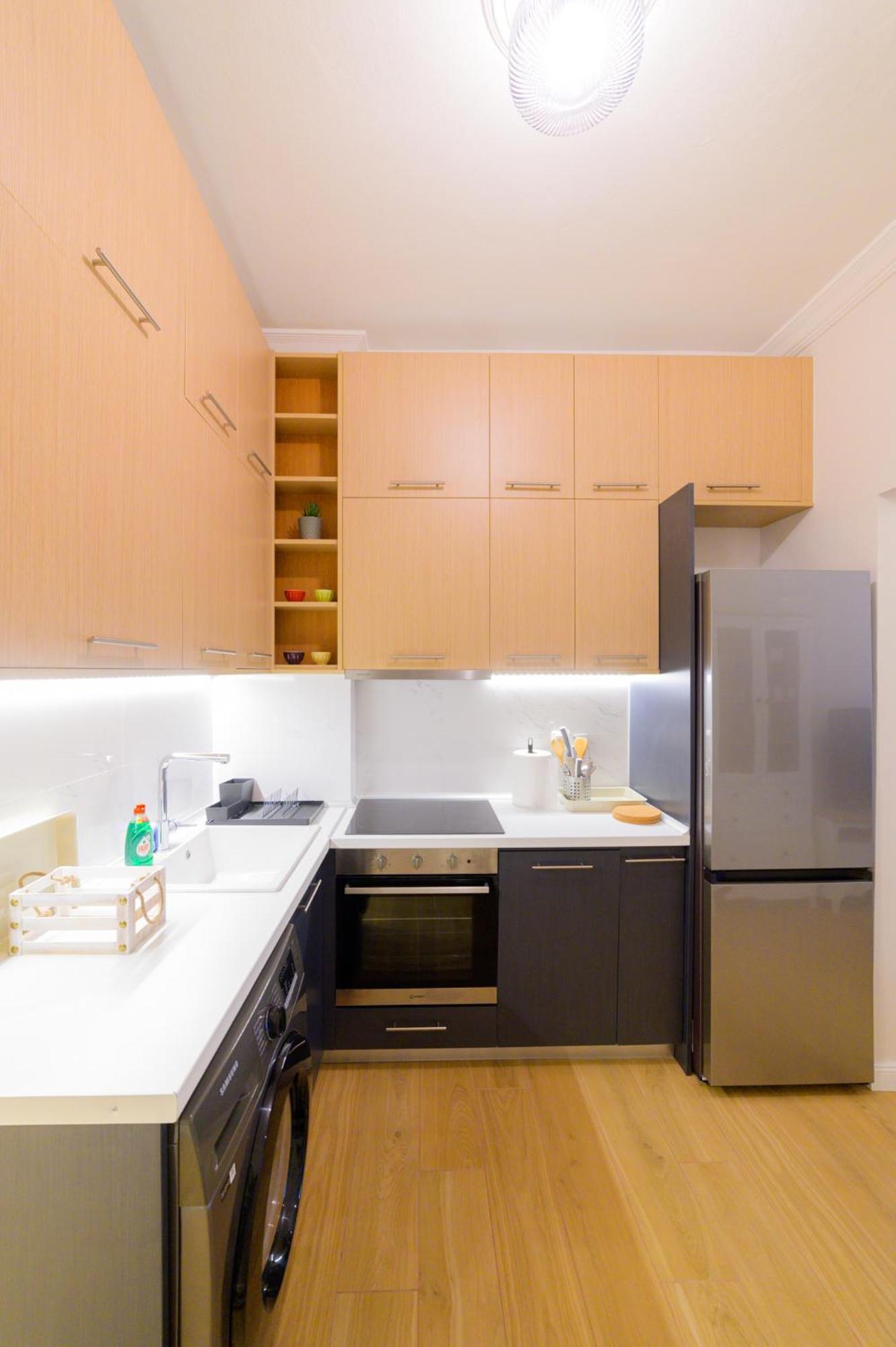 New Modern 2Nd Floor Apartment Tesalonika Bagian luar foto