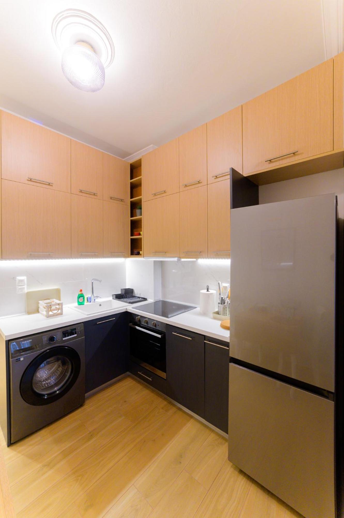 New Modern 2Nd Floor Apartment Tesalonika Bagian luar foto